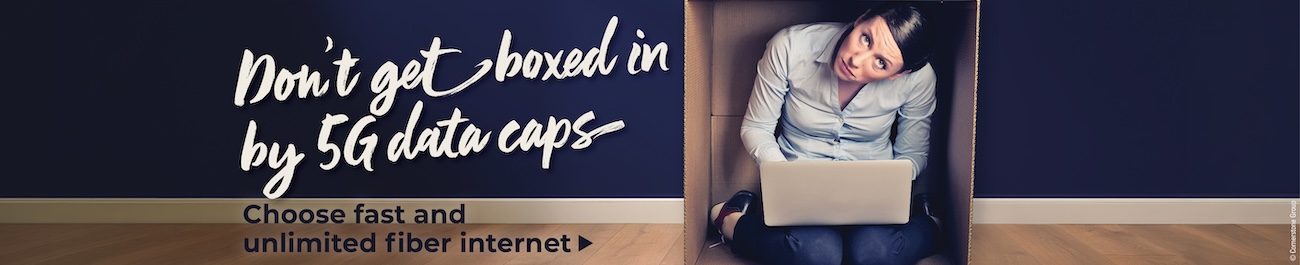 boxed in